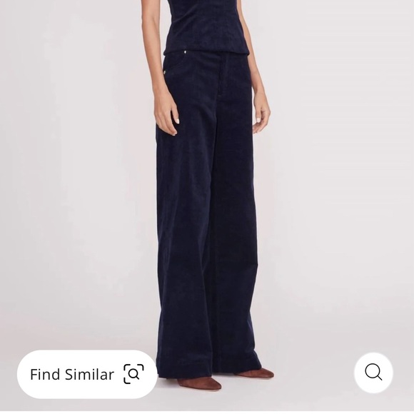 STAUD Grayson Pant in Navy - Picture 1 of 3
